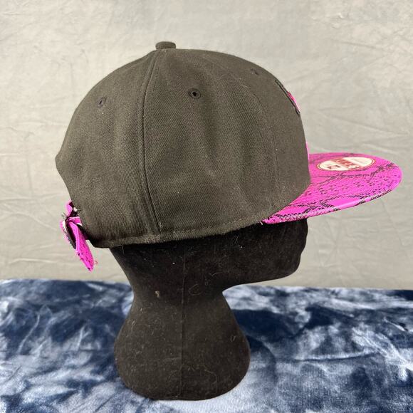 Chicago Bulls Hat Snakeskin Style New Era 9Fifty Strapback Hardwood Classics NBA - Picture 10 of 14